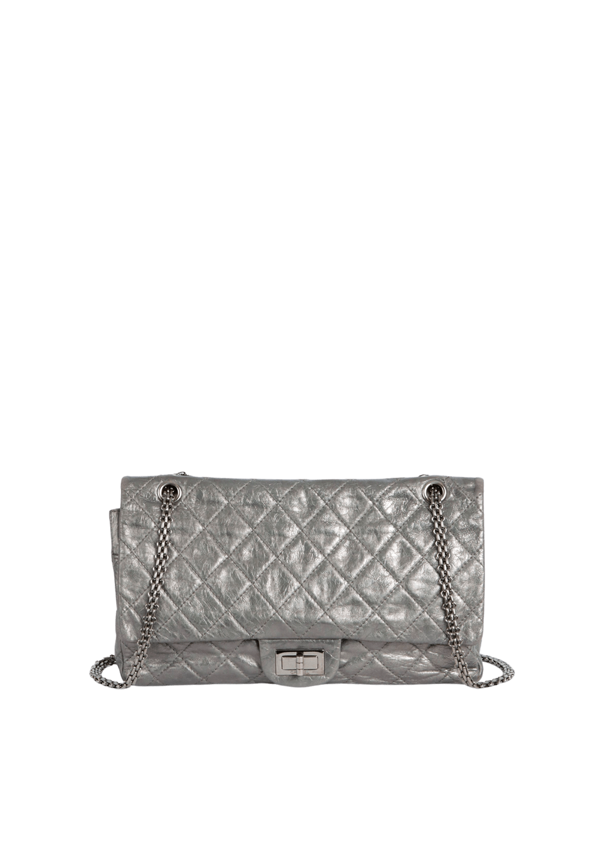 BOLSA CHANEL 2.55 REISSUE 227 CLASSIC DOUBLE FLAP METALIZADO
