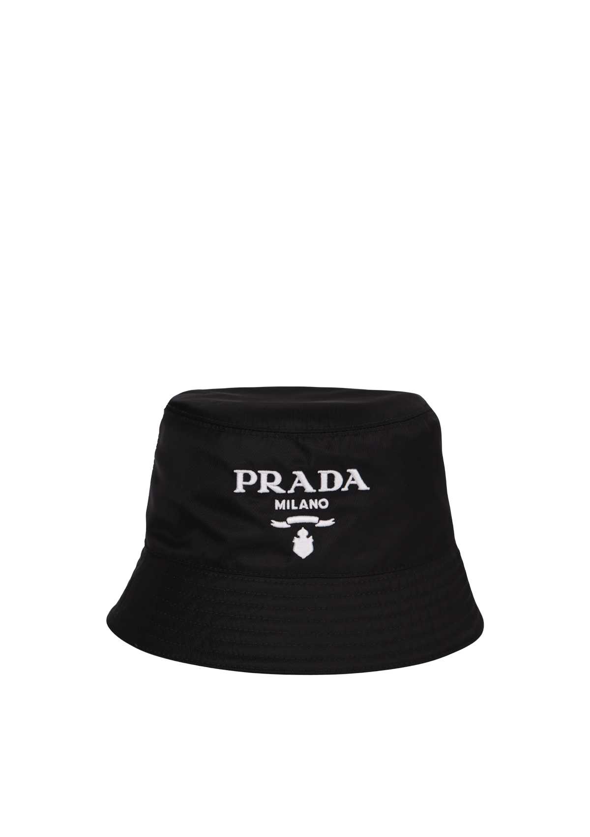 CHAPÉU PRADA RE-NYLON BUCKET HAT M PRETO M ORIGINAL – Gringa