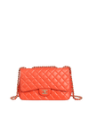MEDIUM CLASSIC DOUBLE FLAP LAMBSKIN