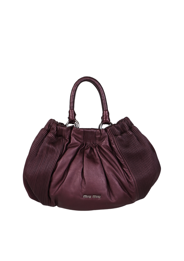 LEATHER SHOULDER BAG