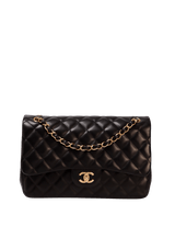 JUMBO CLASSIC DOUBLE FLAP LAMBSKIN