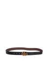 REVERSIBLE DOUBLE G LOGO BELT 90