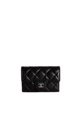 INTERLOCKING CC LOGO COMPACT WALLET