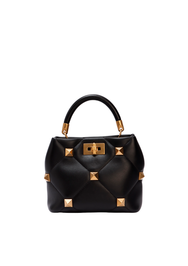 ROMAN STUD TOP HANDLE BAG