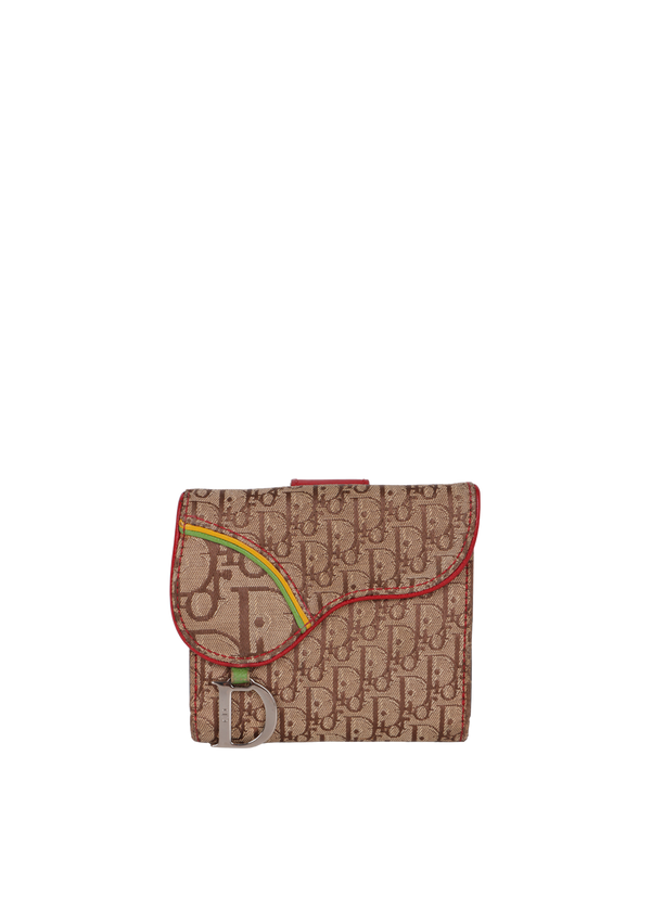 DIORISSIMO RASTA SADDLE WALLET