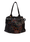 PERFORATED LEATHER TOTE BAG