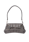 LEATHER SMALL HORSEBIT CHAIN BAG
