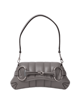 LEATHER SMALL HORSEBIT CHAIN BAG