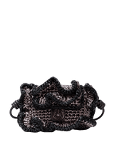 MINI BOLSA PEPLUM CLÁSSICA METALIZADA
