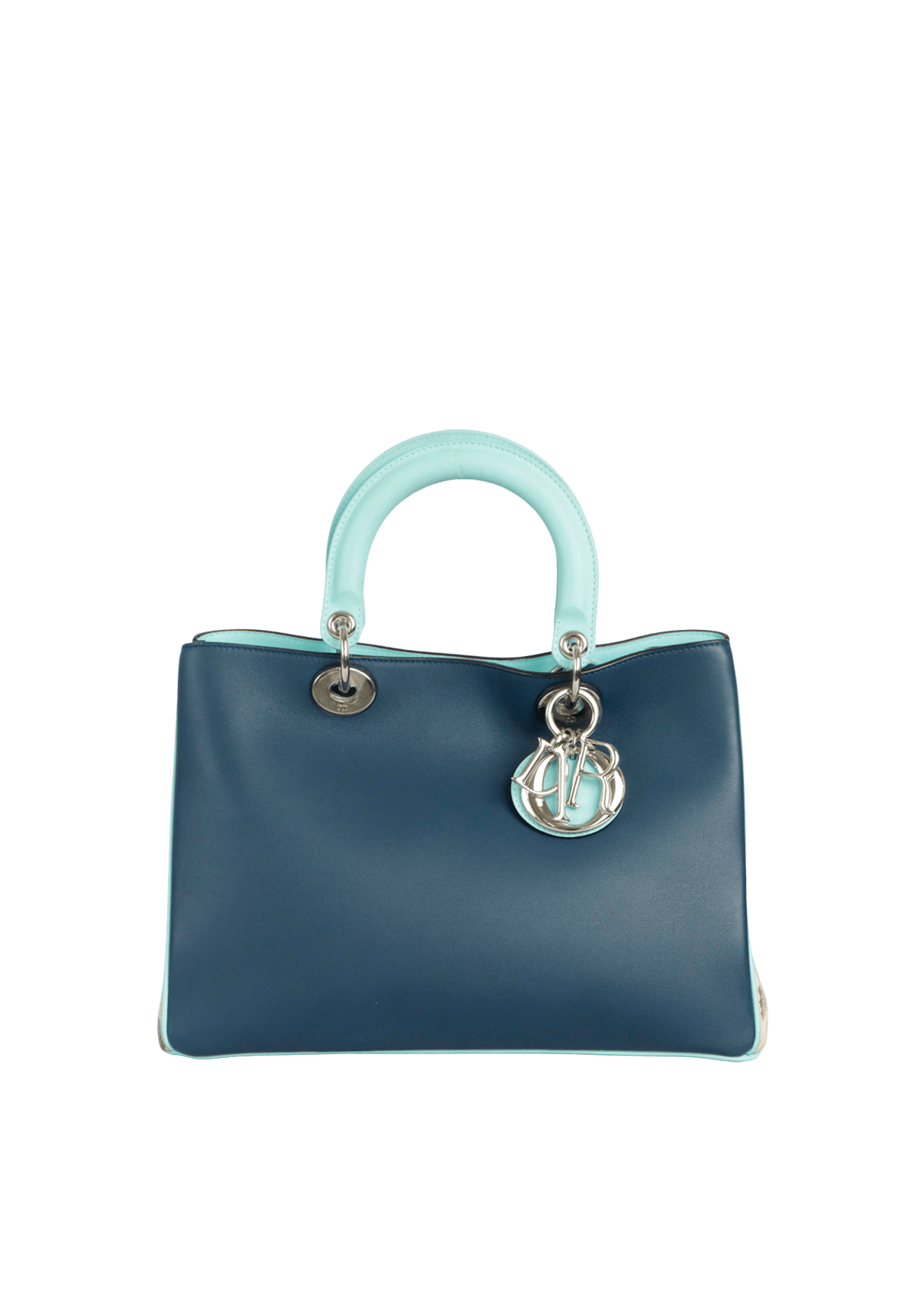 BOLSA CHRISTIAN DIOR MEDIUM PYTHON DIORISSIMO TOTE AZUL ORIGINAL