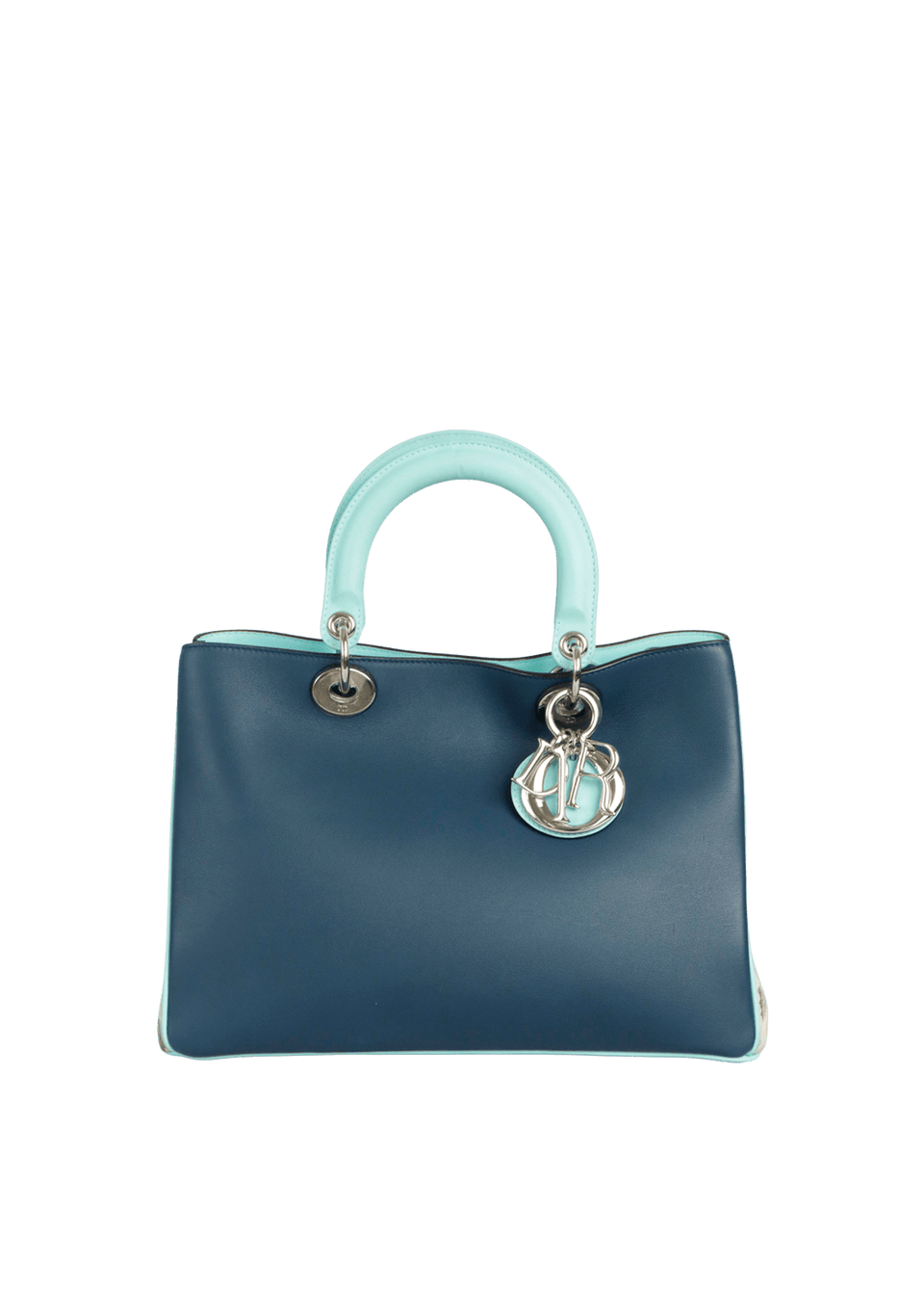 バッグ christianDior BOLSA CHRISTIAN DIOR MEDIUM PYTHON DIORISSIMO TOTE AZUL ORIGINAL