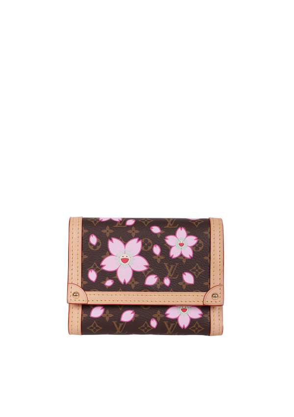 TAKASHI MURAKAMI MONOGRAM CHERRY BLOSSOM VICTORINE WALLET