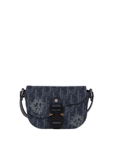 OBLIQUE JACQUARD SADDLE MINI