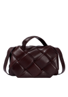 MAXI INTRECCIATO PADDED TOP HANDLE BAG