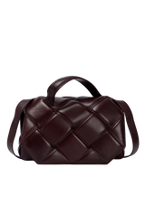 MAXI INTRECCIATO PADDED TOP HANDLE BAG