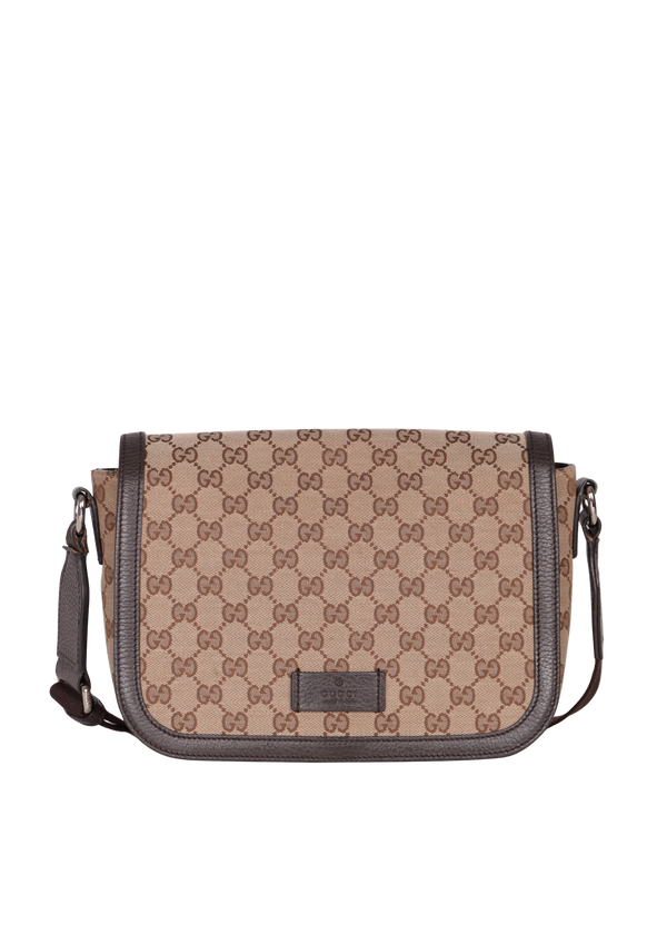 GG CANVAS MESSENGER BAG