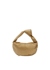 BOLSA EM CETIM COM CRISTAIS