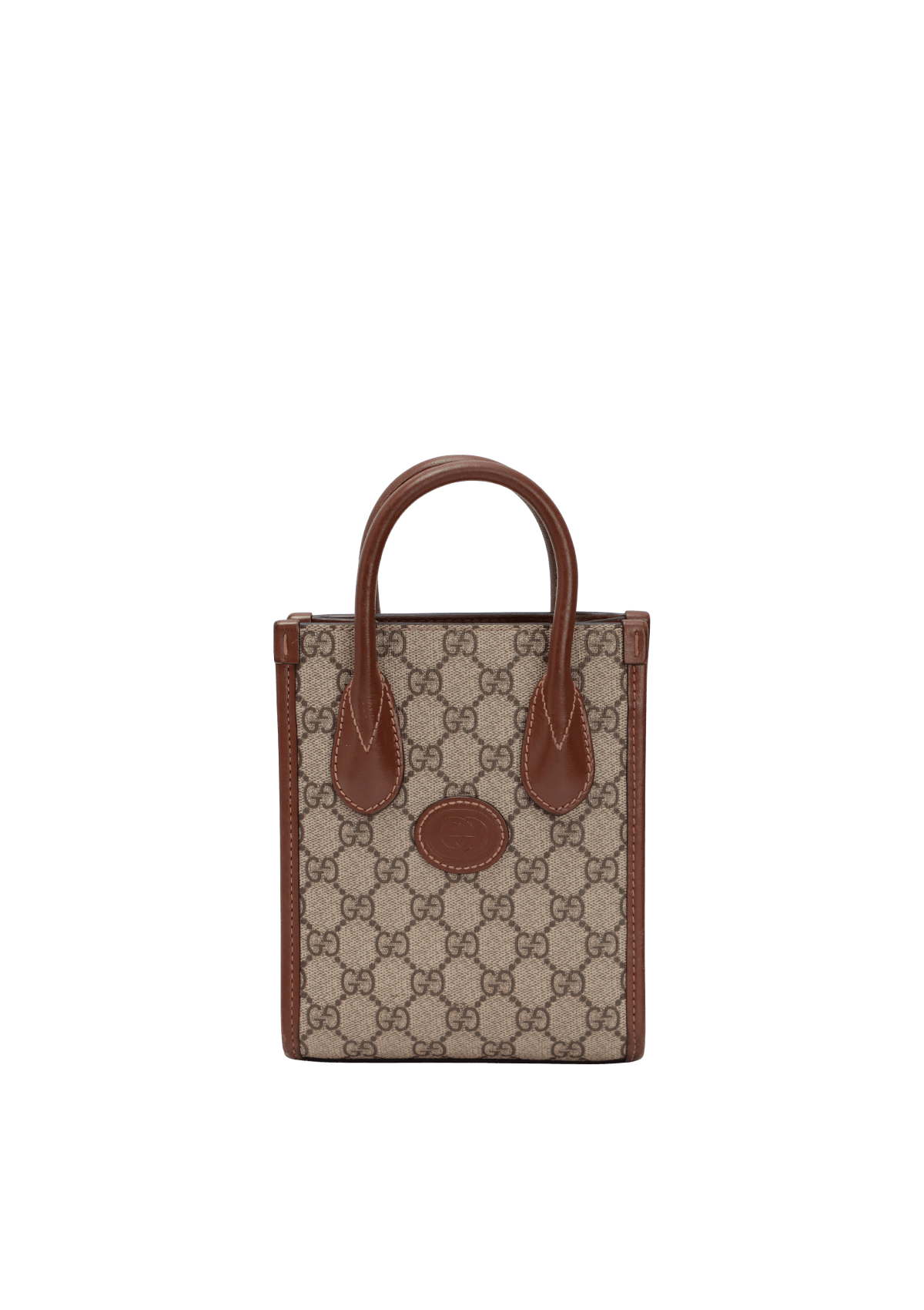 R*︎様 グッチ トートバッグ　Gucci GG Supreme Plus To BOLSA GUCCI MINI GG SUPREME TOTE BAG BEGE ORIGINAL – Gringa