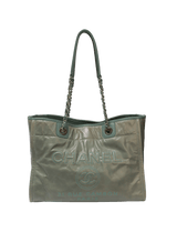 SMALL DEAUVILLE TOTE GLAZED CALFSKIN