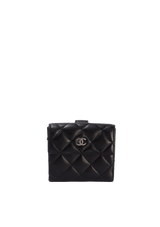 INTERLOCKING CC LOGO COMPACT WALLET