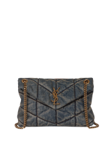 DENIM SMALL PUFFER BAG