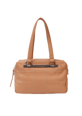 SQUARE STITCH BOWLER BAG
