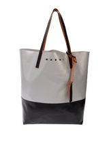 COATED CANVAS TOTE BAG