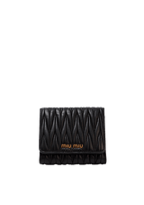 MATELASSÉ TRIFOLD WALLET