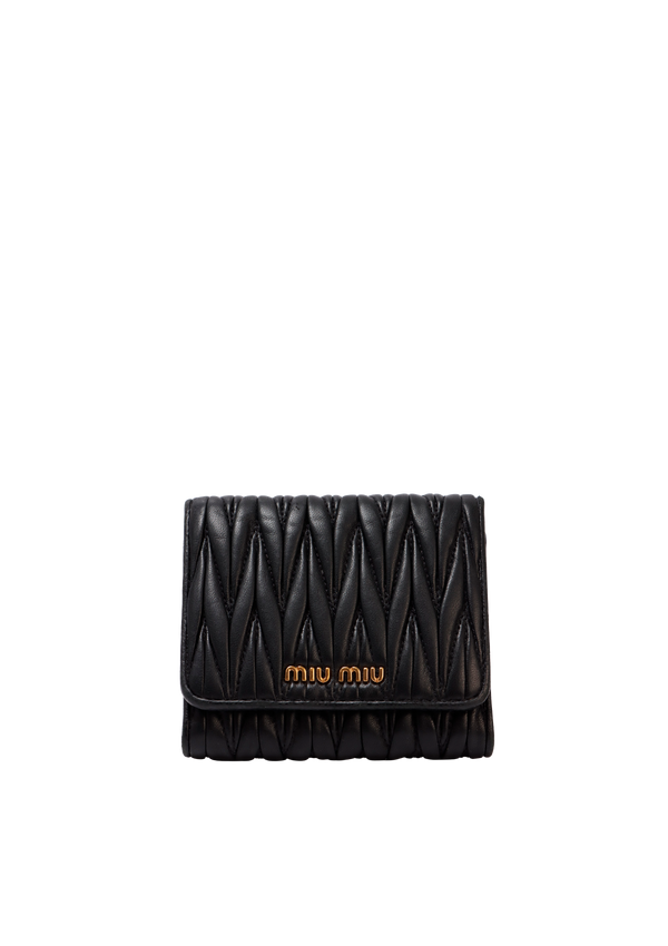 MATELASSÉ TRIFOLD WALLET