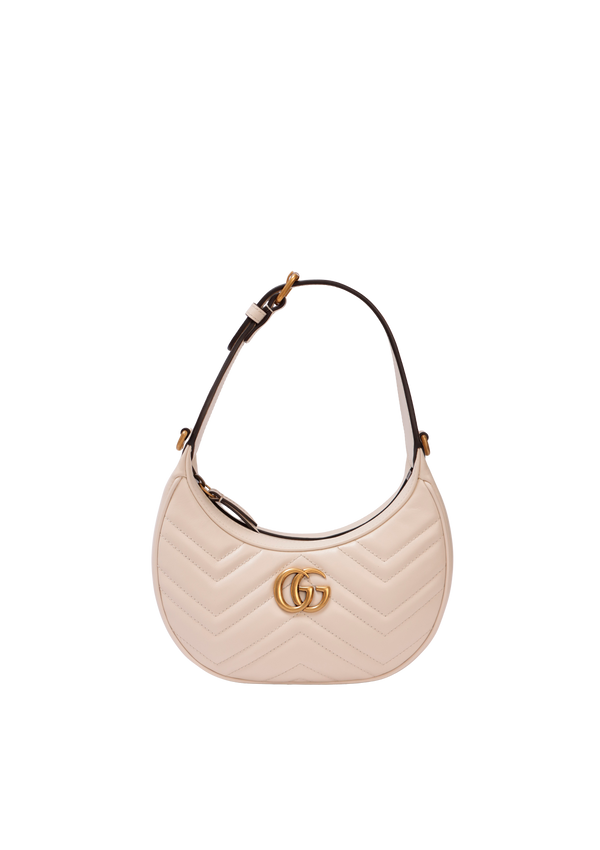 SMALL GG MARMONT HALF-MOON BAG