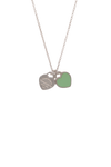 ''RETURN TO TIFFANY'' MINI DOUBLE HEART NECKLACE