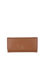 LEATHER CONTINENTAL WALLET