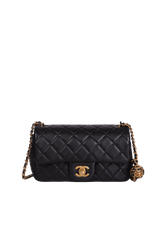 PEARL CRUSH MINI RECTANGULAR FLAP BAG