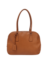 LEATHER BAULETTO BAG
