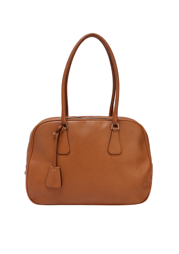 LEATHER BAULETTO BAG