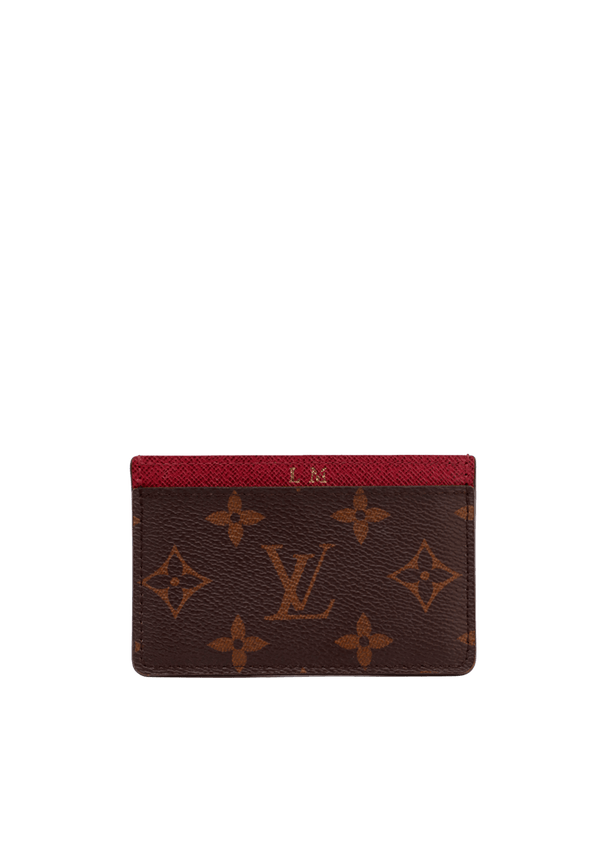 MONOGRAM CARD HOLDER
