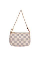DAMIER AZUR POCHETTE ACCESSOIRES MINI