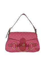 GG CANVAS HORSEBIT SHOULDER BAG