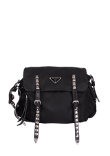 NEW VELA STUDDED MESSENGER BAG