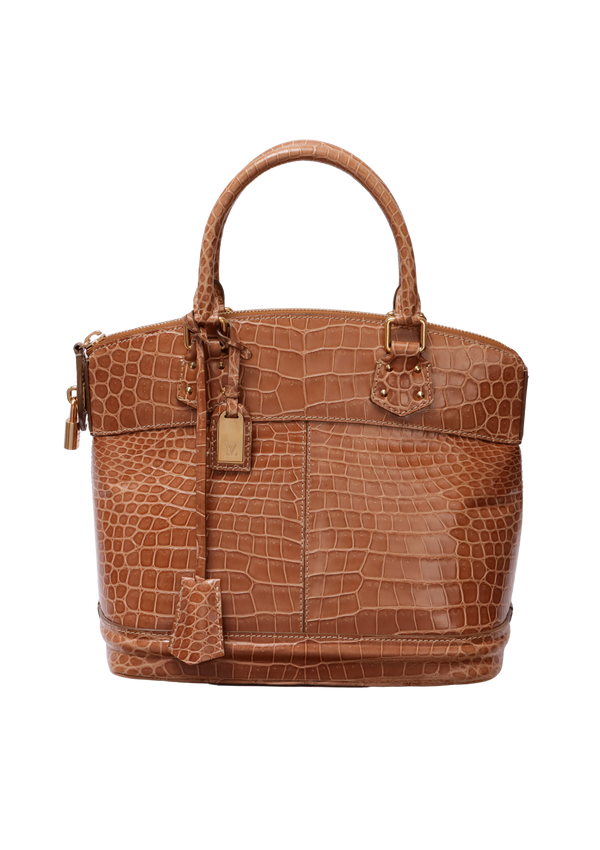 CROCODILE LOCKIT BAG