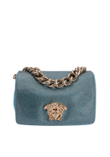 CRYSTAL MEDUSA FLAP BAG