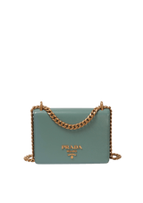 SAFFIANO LOGO FLAP BAG