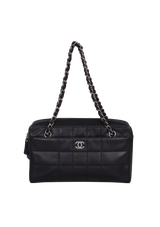 CHOCOLATE BAR CHAIN SHOULDER BAG