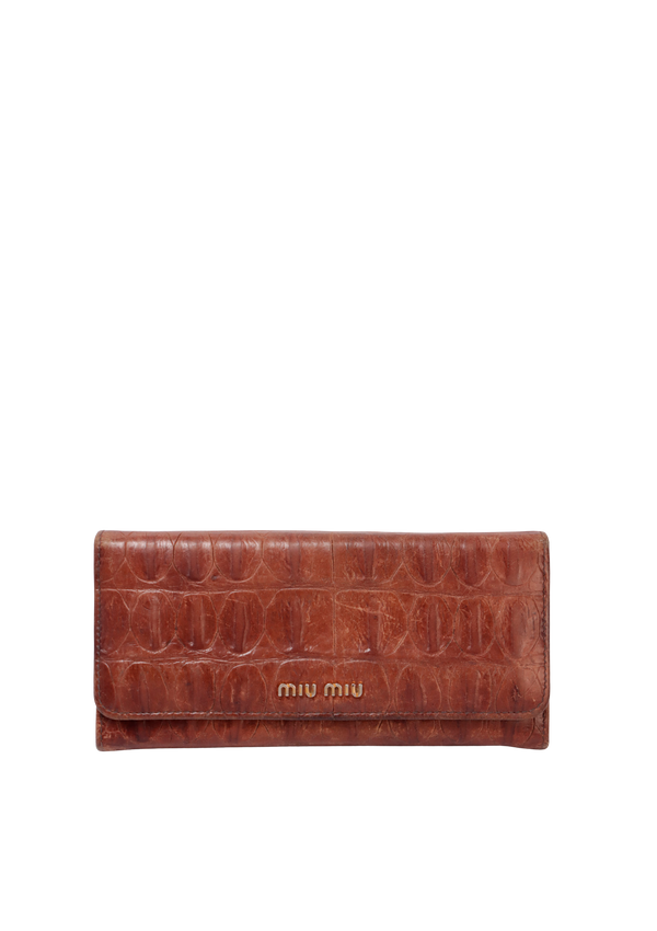CROCODILE LONG WALLET