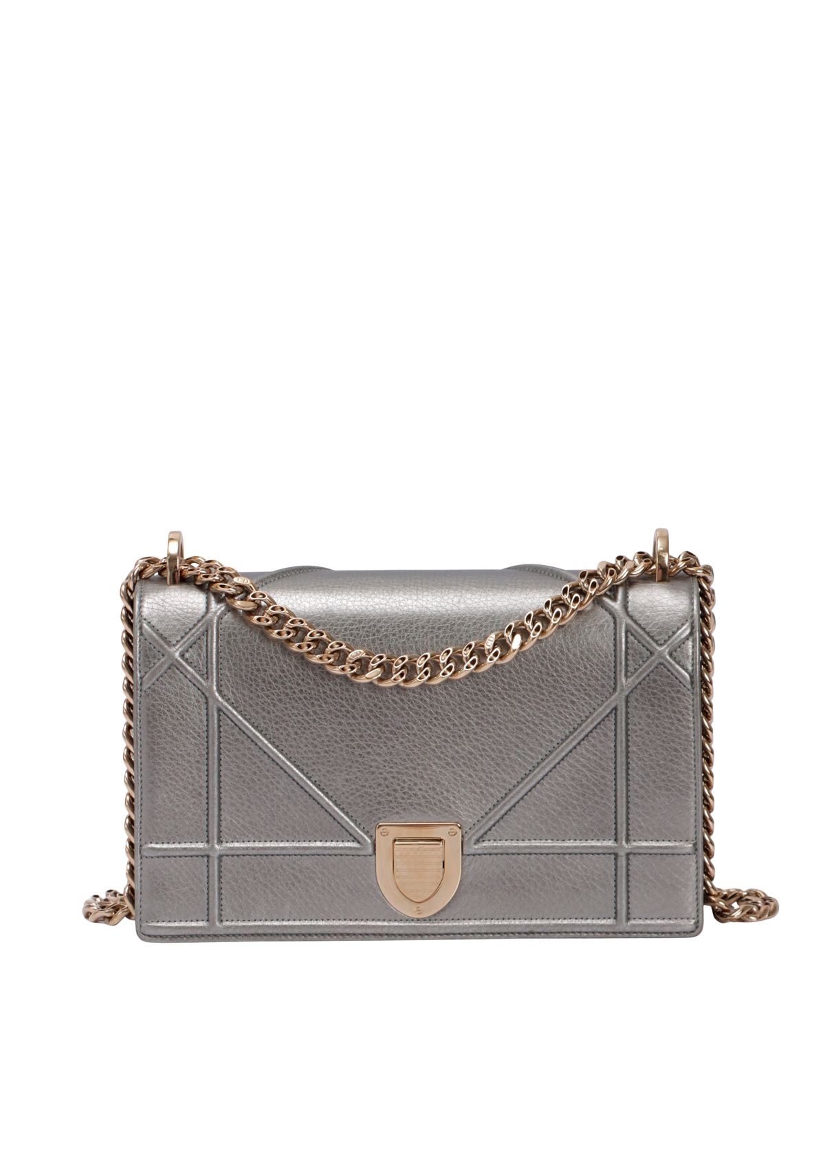 BOLSA CHRISTIAN DIOR MEDIUM DIORAMA BAG METALIZADO ORIGINAL – Gringa
