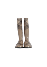 HOUSE CHECK RUBBER BOOTS 38