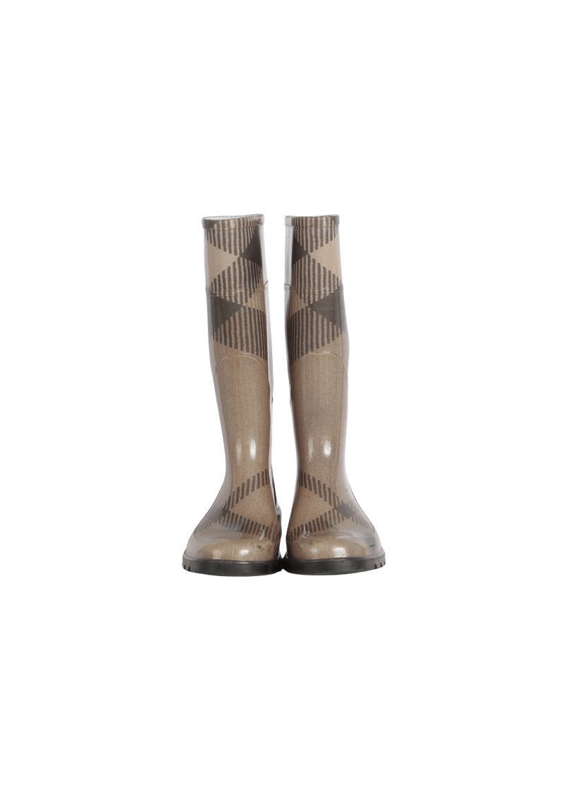 HOUSE CHECK RUBBER BOOTS 38