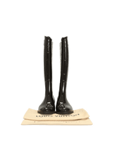 MONOGRAM DROP RUBBER RAIN BOOTS 34