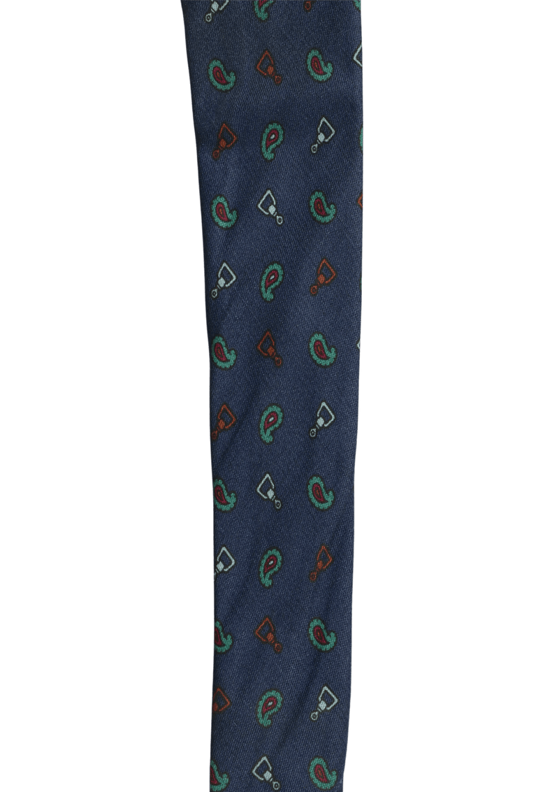 PRINTED SILK TIE