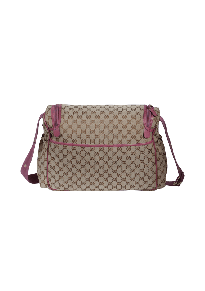 GG CANVAS DIAPER BAG